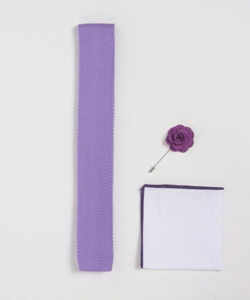 Lavender Set - Purple Flower Lapel